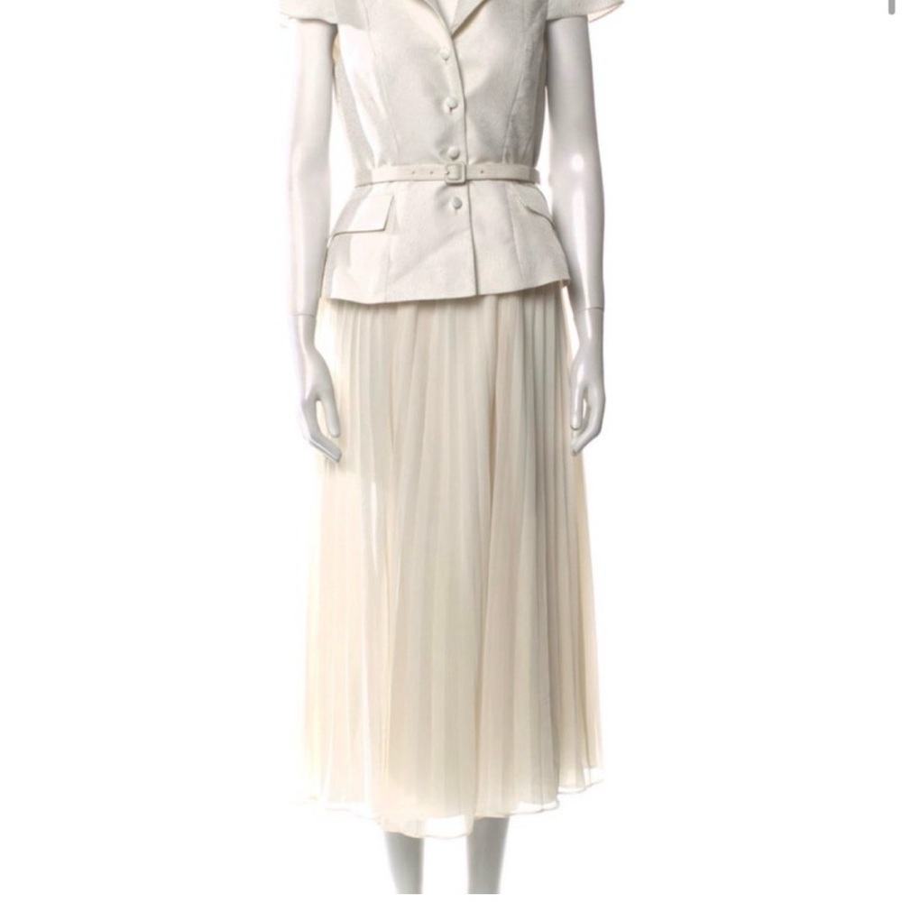 Self-Portrait Cream Maxi Dress